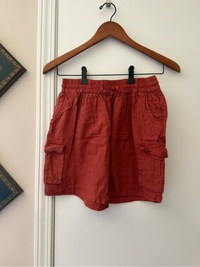 Boden Rust Red Cargo Shorts for Kids